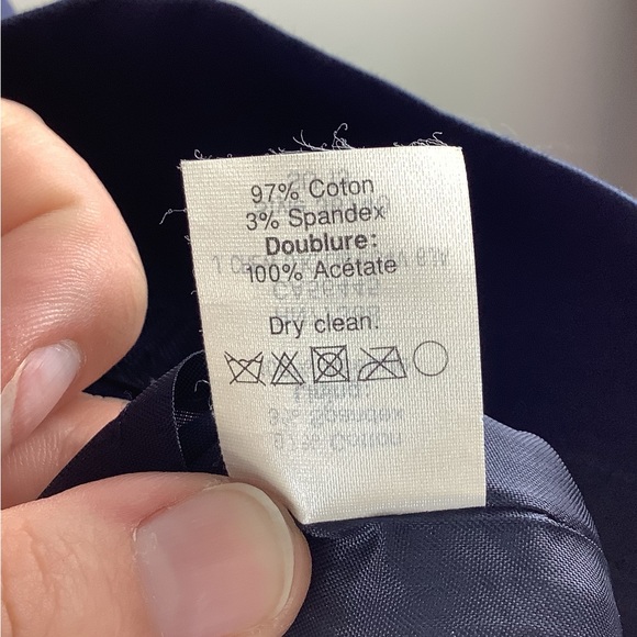 J. Crew Suiting Dark Blue Sleeveless Dress Size 6 - Picture 4 of 5